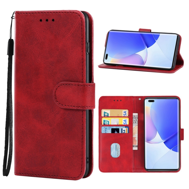 

For Huawei nova 9 Pro / Honor 50 Pro Leather Phone Case(Red)