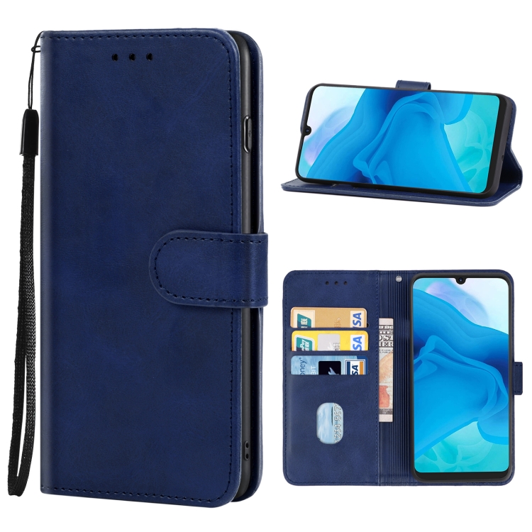 

For Itel A26 Leather Phone Case(Blue)