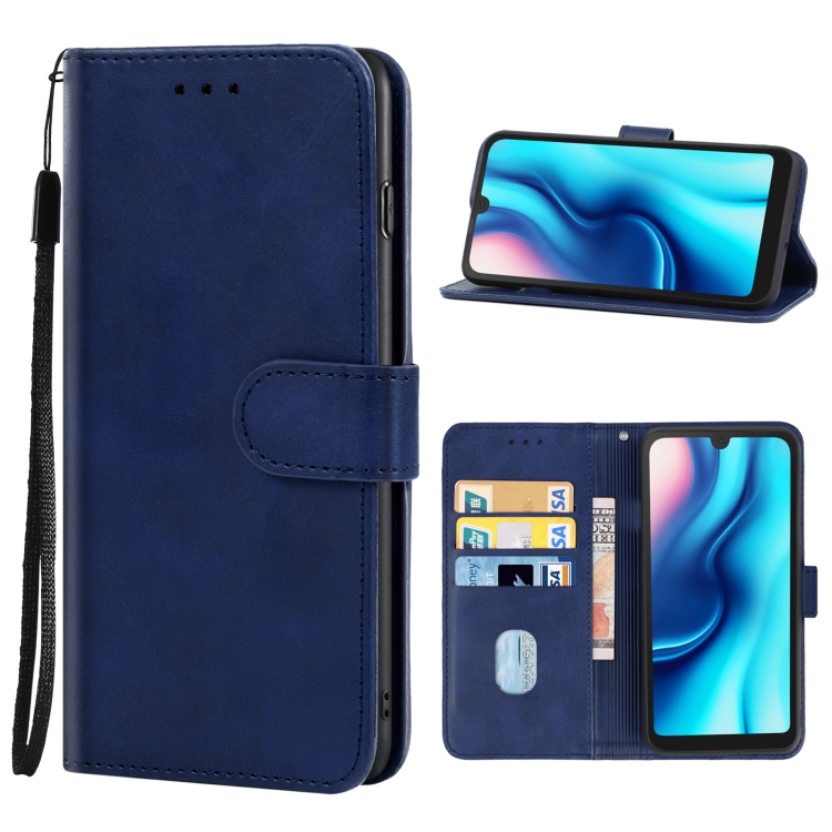 

For Itel A37 Leather Phone Case(Blue)
