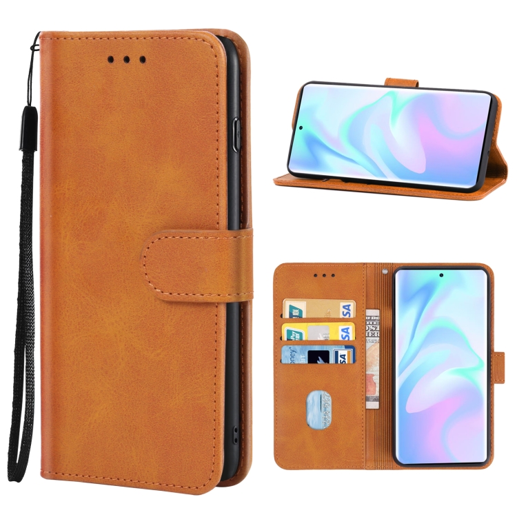 

For ZTE Axon 40 Ultra Leather Phone Case(Brown)