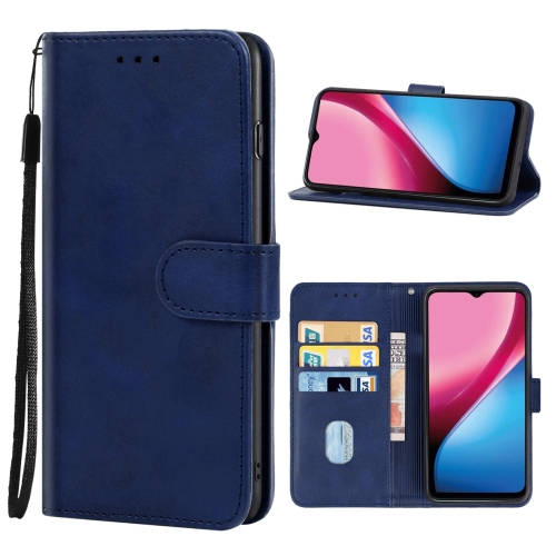 

For Infinix Hot 10i Leather Phone Case(Blue)