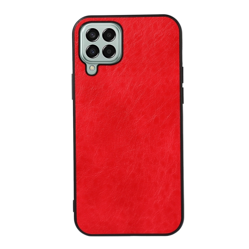 

For Samsung Galaxy M33 5G Crazy Horse Texture PU Phone Case(Red)