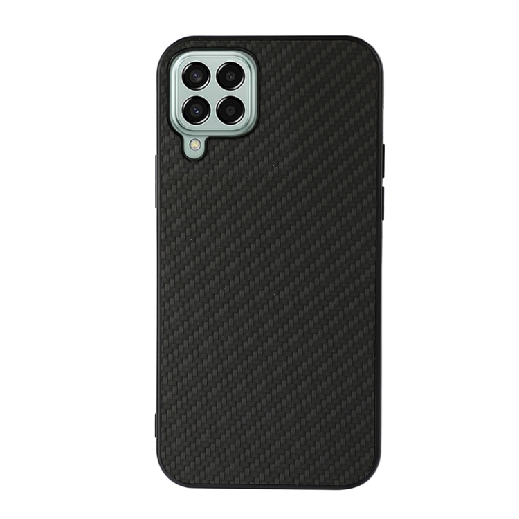 

For Samsung Galaxy M33 5G Carbon Fiber Texture Shockproof Case(Black)