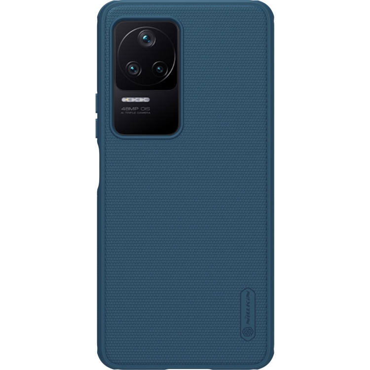 

For Xiaomi Redmi K50 / K50 Pro NILLKIN Frosted Shield Pro PC + TPU Phone Case(Blue)