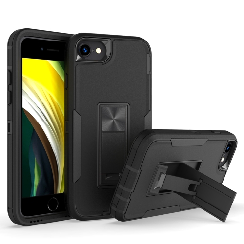 

For iPhone SE 2022 / SE 2020 / 8 / 7 Magnetic Holder Phone Case(Black)