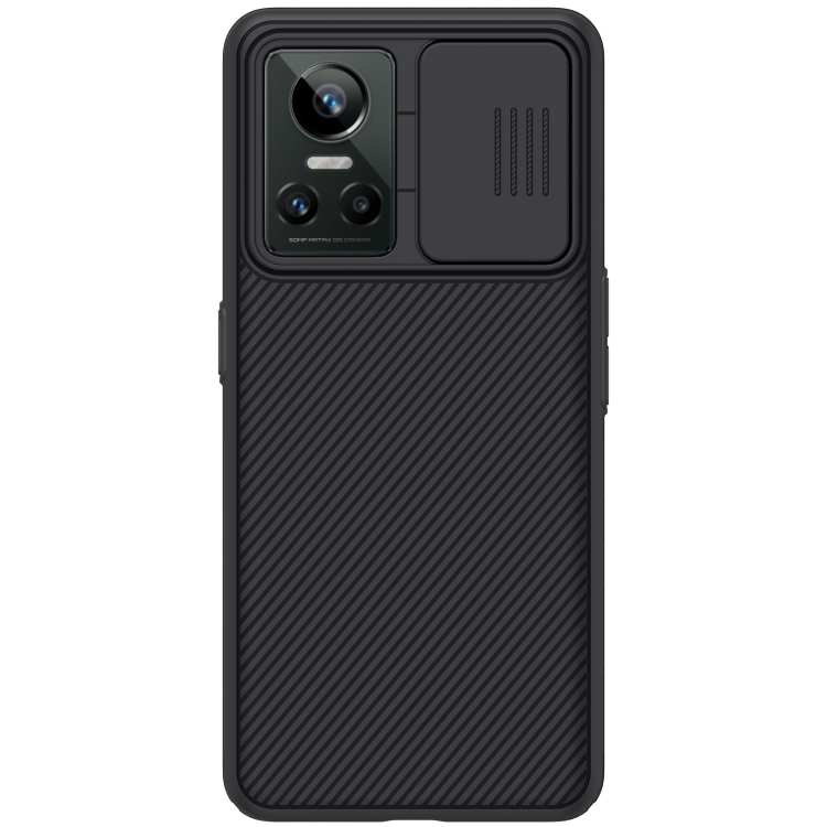 

For OPPO Realme GT Neo3 NILLKIN Black Mirror Series Camshield PC Phone Case(Black)