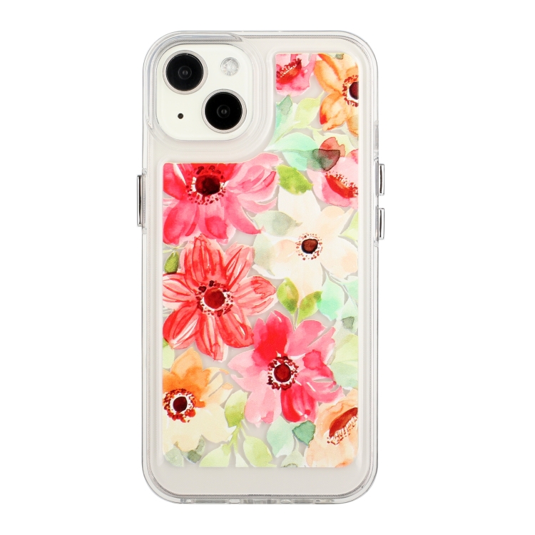 

Flower Pattern Space Phone Case For iPhone 13(5)