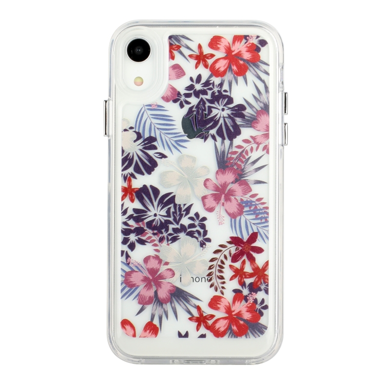 

For iPhone XR Flower Pattern Space Phone Case(3)