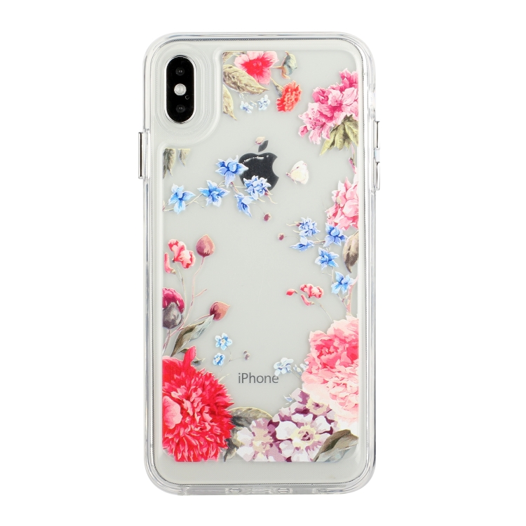 

For iPhone X / XS Flower Pattern Space Phone Case(1)