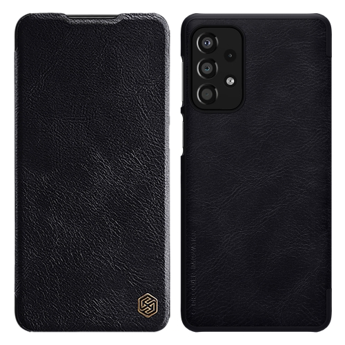 

For Samsung Galaxy A13 4G NILLKIN QIN Series Crazy Horse Texture Leather Case(Black)