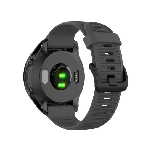 For Garmin Forerunner 945 Silicone Watch Band(Gray) смарт часы smart watch mw17 plus gray