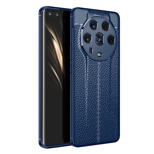 

For Honor Magic4 Ultimate Litchi Texture Shockproof TPU Phone Case(Blue)