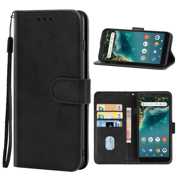 

For ZTE AVID 589 / Z5158 Leather Phone Case(Black)