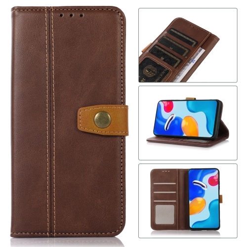 

For OPPO Reno7 5G Global / Find X5 Lite Stitching Thread Calf Texture Leather Phone Case(Coffee)