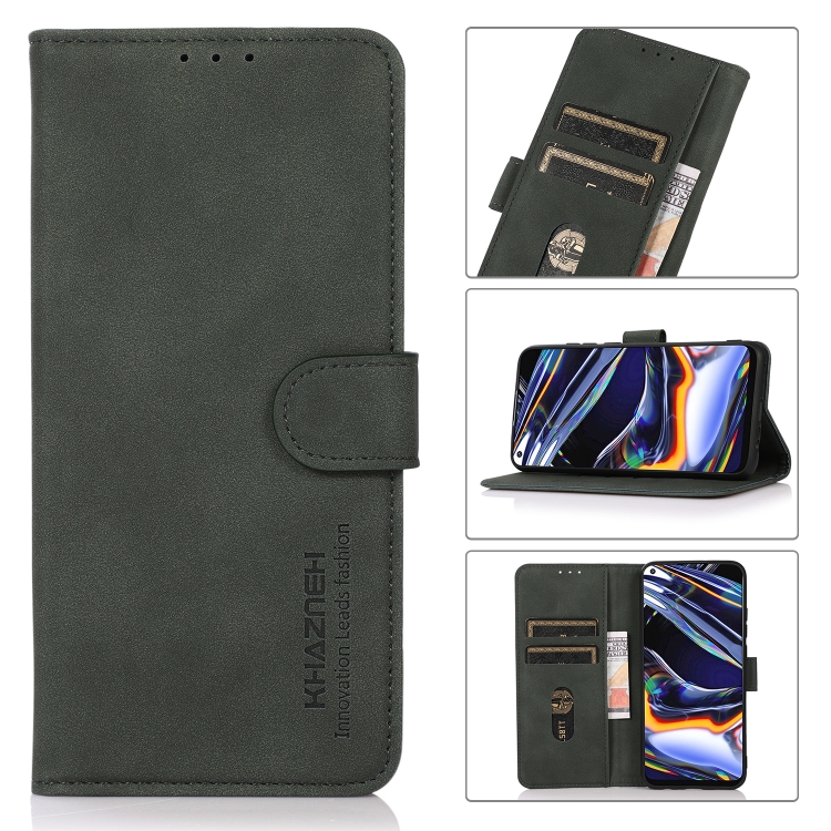 

For Xiaomi Poco X4 Pro 5G KHAZNEH Matte Texture Leather Phone Case(Green)