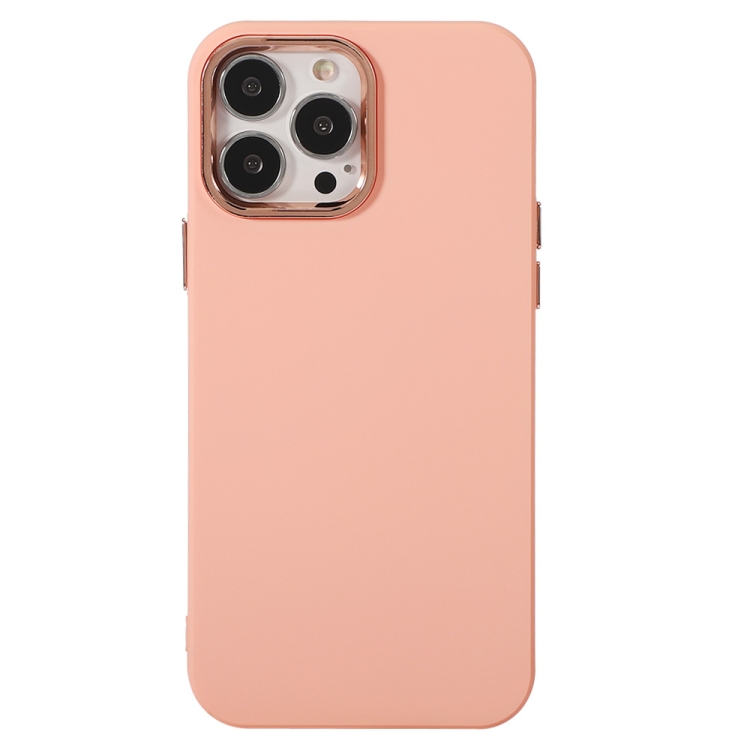 

For iPhone 11 Electroplated Silicone Phone Case (Pink)