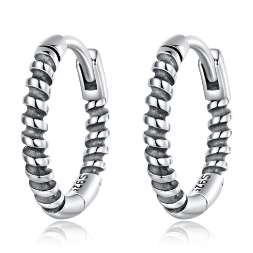 

S925 Sterling Silver Thread Ear Buckle Women Earrings