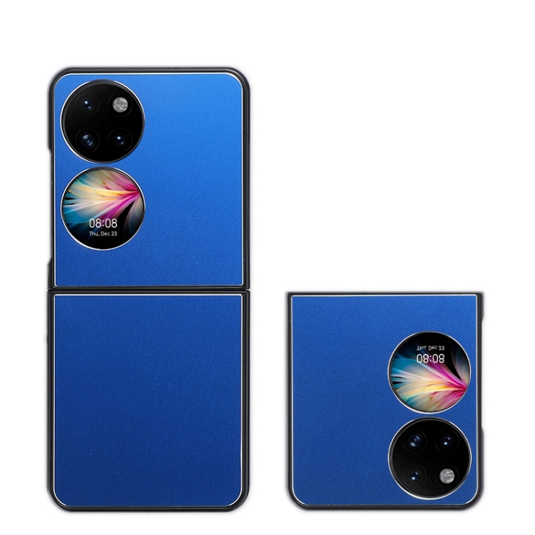 

For Huawei P50 Pocket Aluminum Alloy Folding Phone Case(Blue)