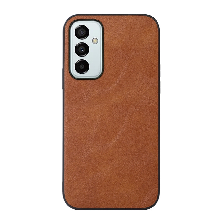 

For Samsung Galaxy M23 / F23 5G Cowhide Texture PU Phone Case(Brown)