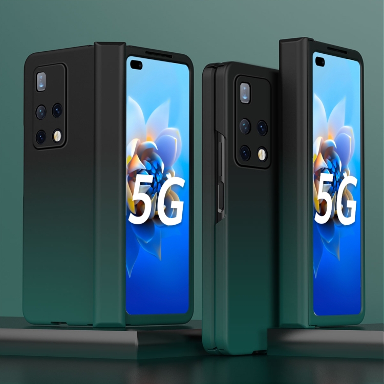 

For Huawei Mate X2 Colorful Gradient Phone Case(Cyan)