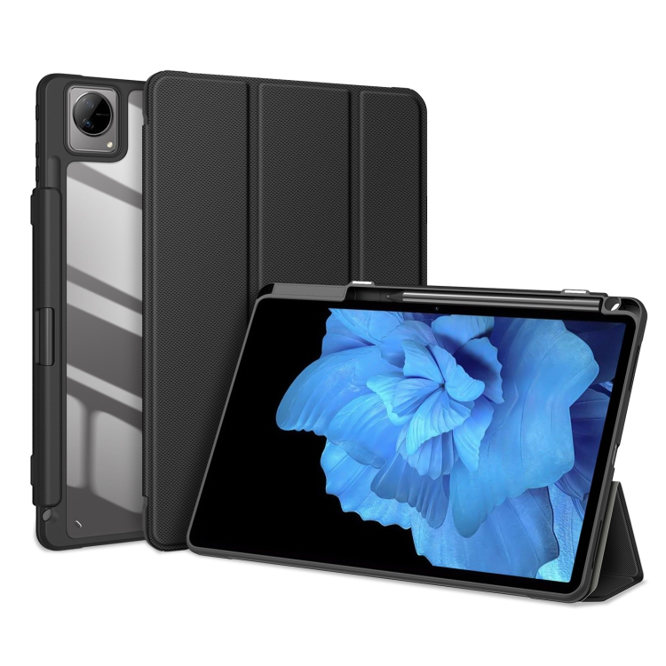

For vivo Pad DUX DUCIS TOBY Series Antiskid PU Leather Smart Tablet Case(Black)