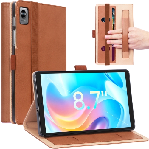 

For Realme Pad mini 8.7 inch 2022 Retro PU Horizontal Flip Leather Tablet Case(Brown)