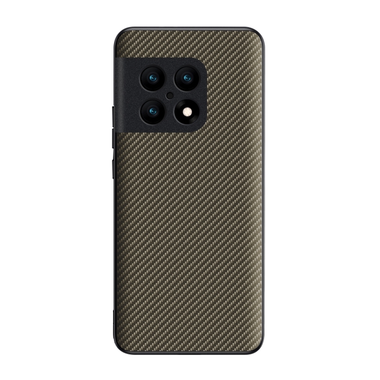 

For OnePlus 10 5G Ultra-thin Carbon Fiber Texture Printing Phone Case(Gold)