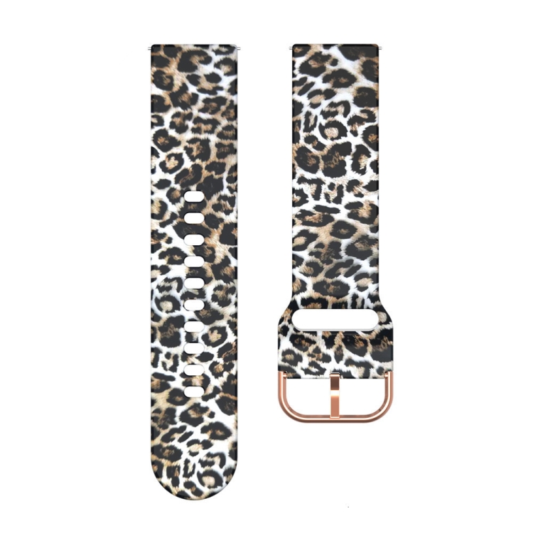 

For Galaxy Watch 42mm Silicone Watch Band(Leopard Print)