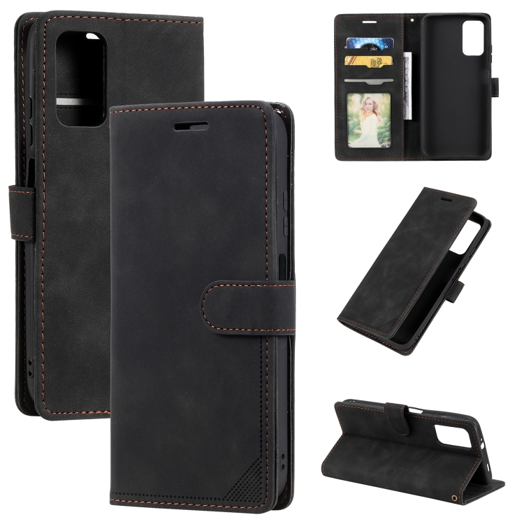 

For Xiaomi Redmi Note 11 Pro 4G Skin Feel Anti-theft Brush Leather Phone Case(Black)