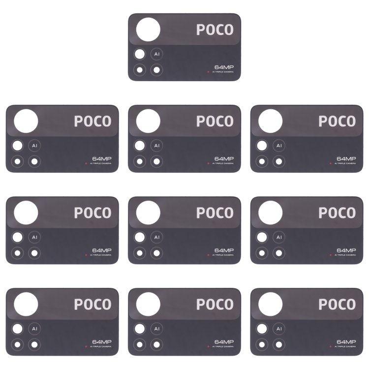 

10 PCS Back Camera Lens For Xiaomi Poco X4 Pro 5G