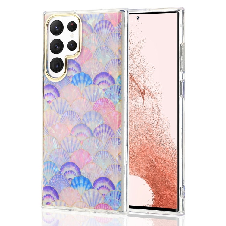 

For Samsung Galaxy A02s 166mm Colorful Shell Texture TPU Phone Case(Y8)