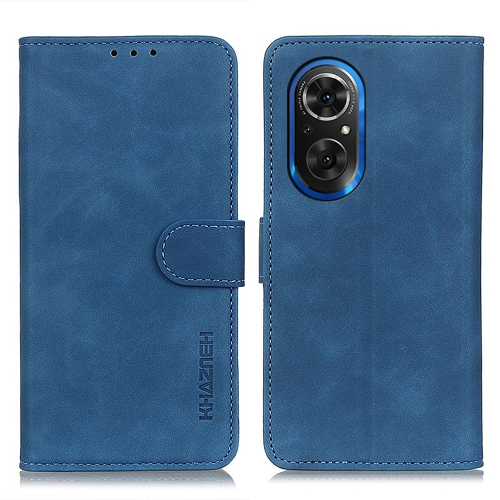 

For Honor 50 SE / Huawei Nova 9 SE KHAZNEH Retro Texture Horizontal Flip Leather Phone Case(Blue)