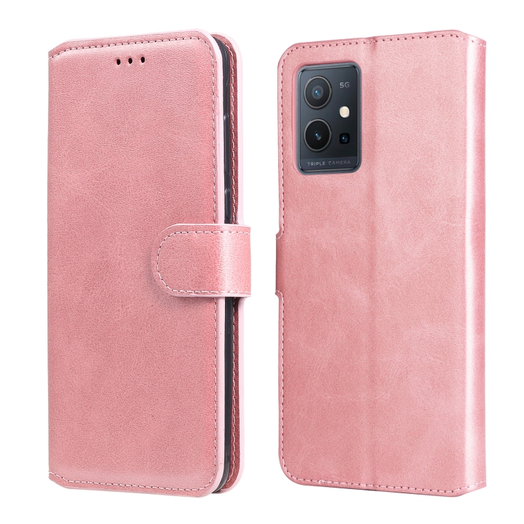 For vivo Y55 5G Y75 5G T1 5G Classic Calf Texture Flip Leather