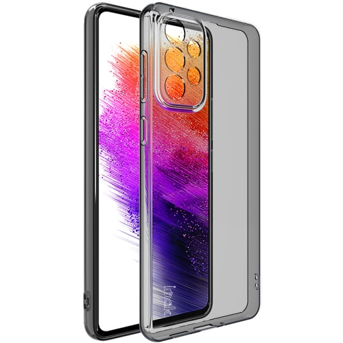 

For Samsung Galaxy A73 5G IMAK UX-5 Series Claer TPU Phone Case(Transparent Black)