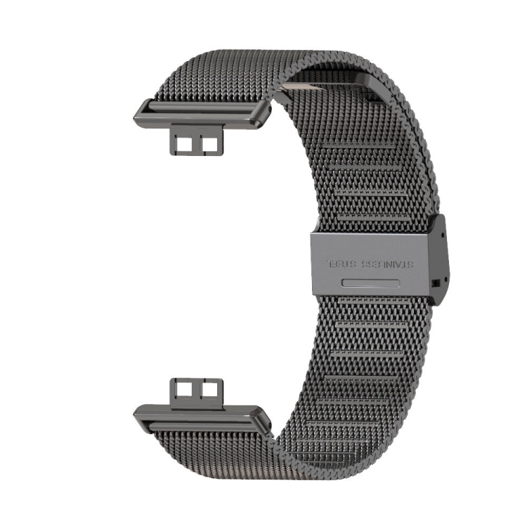 

For Huawei Watch Fit Mijobs Milan Buckle Stainless Steel Watch Band(Black)
