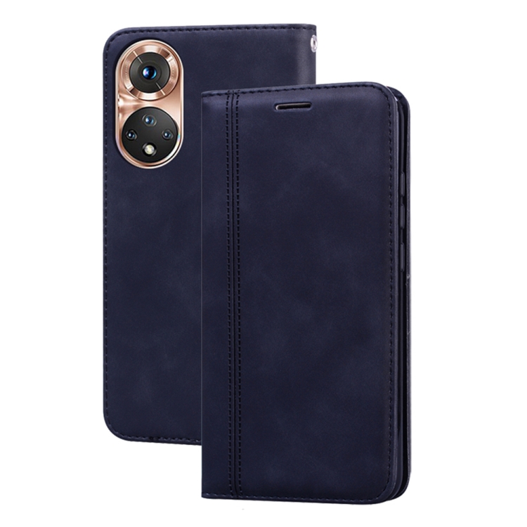 

For Huawei nova 9 Frosted Business Magnetic Flip Leather Phone Case(Black)