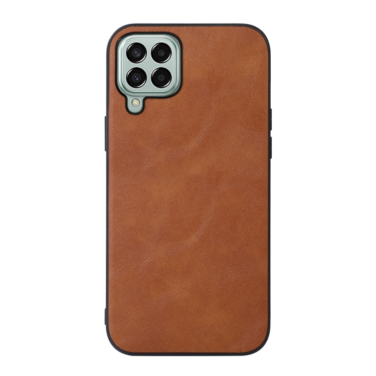 

For Samsung Galaxy M33 5G Cowhide Texture PU Phone Case(Brown)