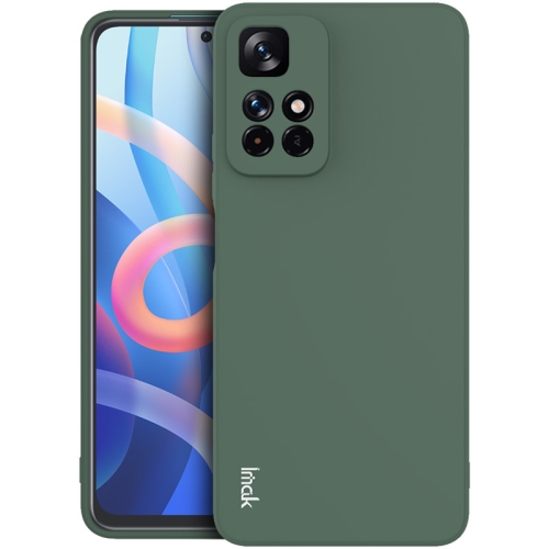 

For Xiaomi Redmi Note 11 5G / Note 11T 5G IMAK UC-4 Series Straight Edge TPU Phone Case(Dark Green)