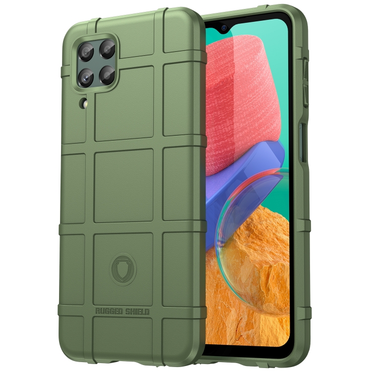 

For Samsung Galaxy M33 Full Coverage Shockproof TPU Phone Case(Green)
