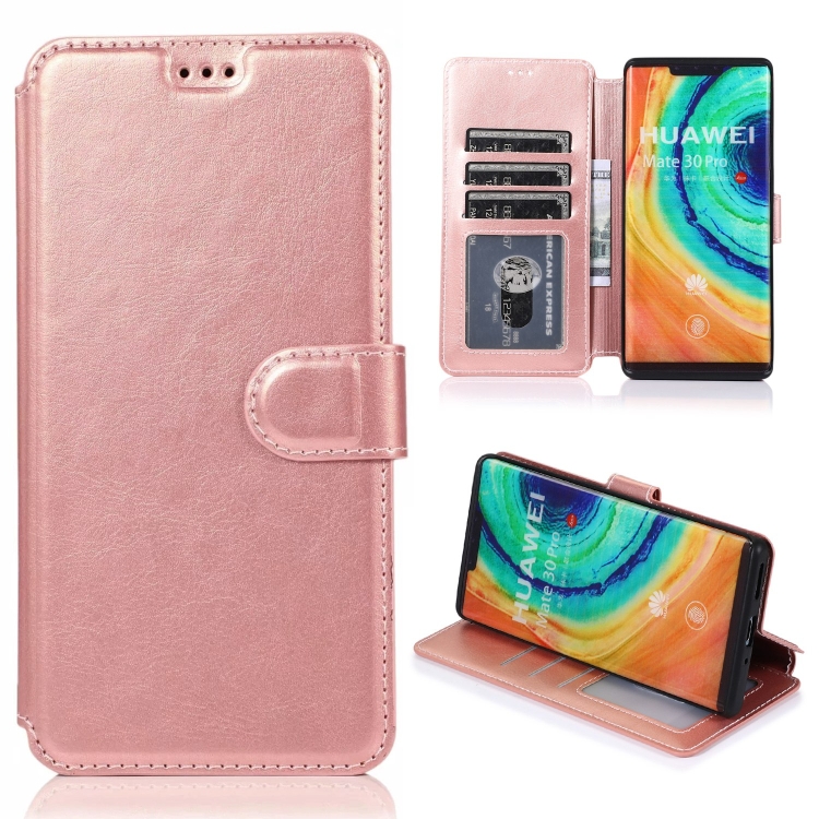 

For Huawei Mate 30 Pro Shockproof PU + TPU Leather Phone Case(Rose Gold)