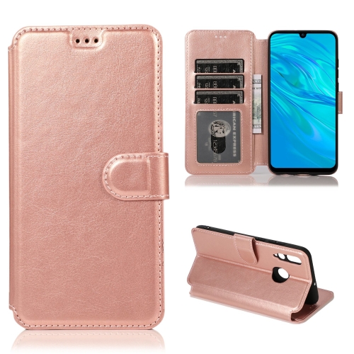 

For Huawei Enjoy 9s Shockproof PU + TPU Leather Phone Case(Rose Gold)