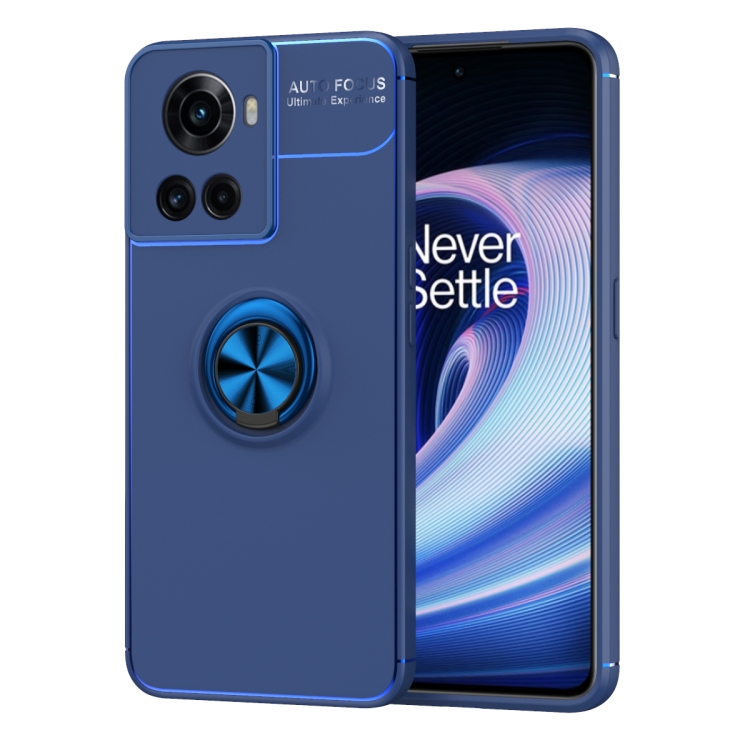 

For OnePlus Ace Metal Ring Holder TPU Phone Case(Blue)