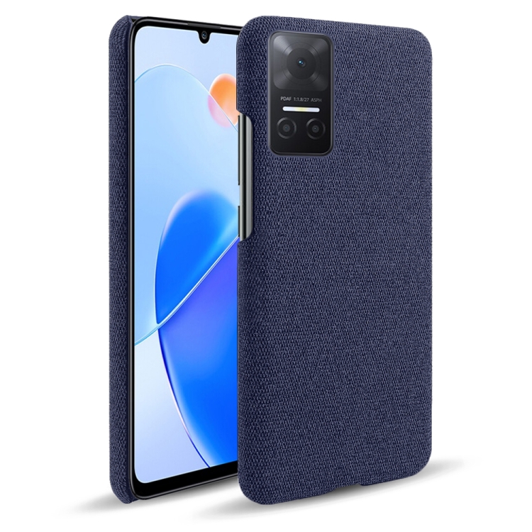 

For Honor Play6T Cloth Texture PC + Nylon Back Phone Case(Blue)