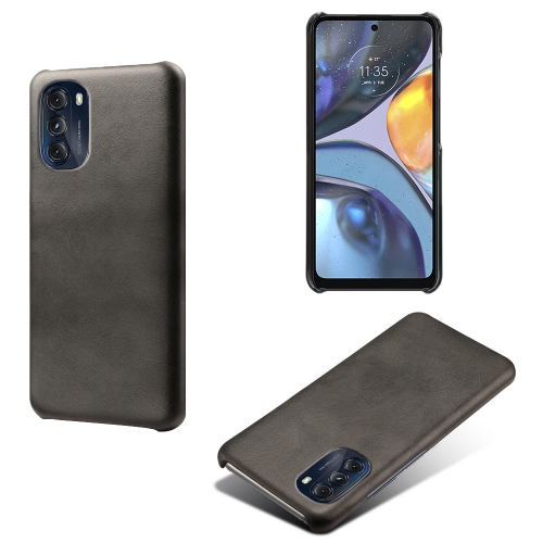 

For Motorola Moto G 5G 2022 Calf Texture PC + PU Phone Case(Black)