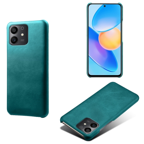 

For Honor Play6T Pro Calf Texture PC + PU Phone Case(Green)