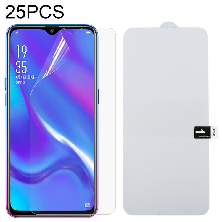 

25 PCS Full Screen Protector Explosion-proof Hydrogel Film For OPPO RX17 Neo