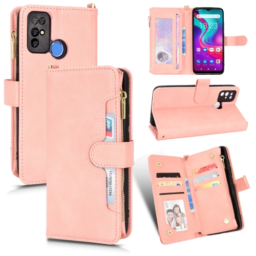 For Doogee X96 Pro Litchi Texture Zipper Leather Phone Case(Pink)