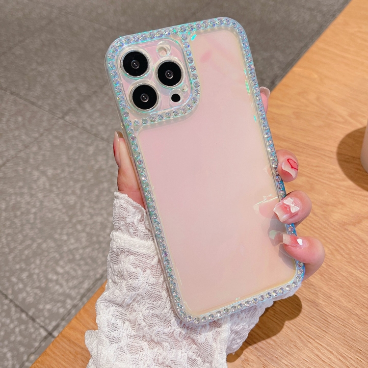 

Color Plated Crystal Diamond Phone Case For iPhone 11 Pro Max(Gradient Pink)