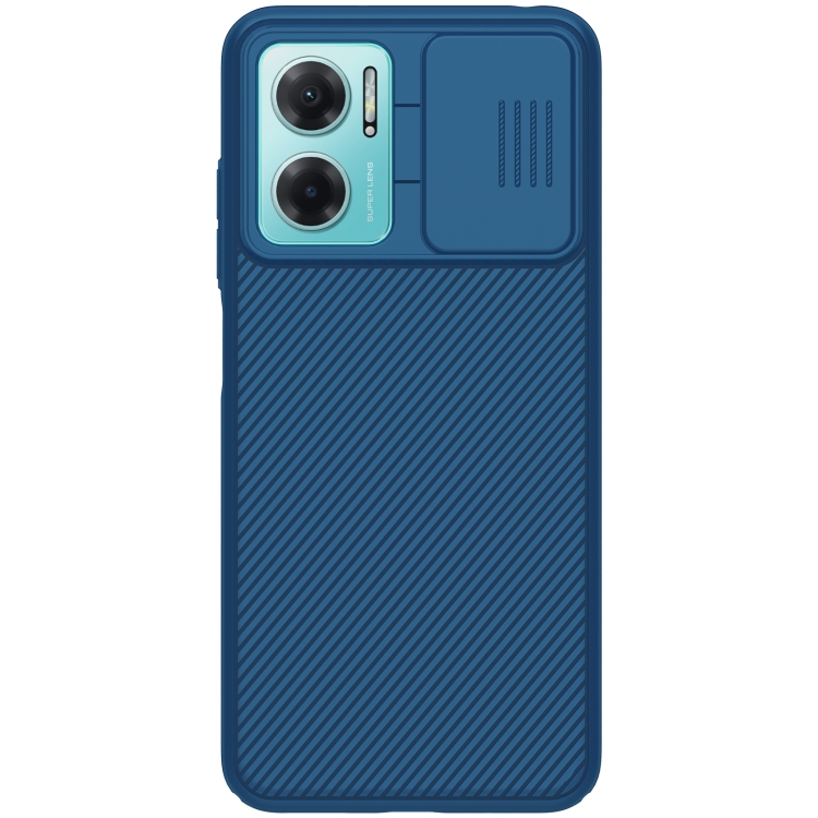 

For Xiaomi Redmi Note 11E 5G / Redmi 10 5G NILLKIN Black Mirror Series Camshield PC Phone Case(Blue)