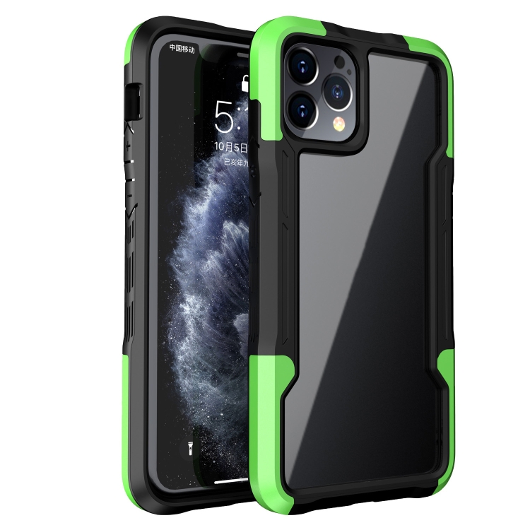 

Armor Acrylic 3 in 1 Phone Case For iPhone 13(Green)